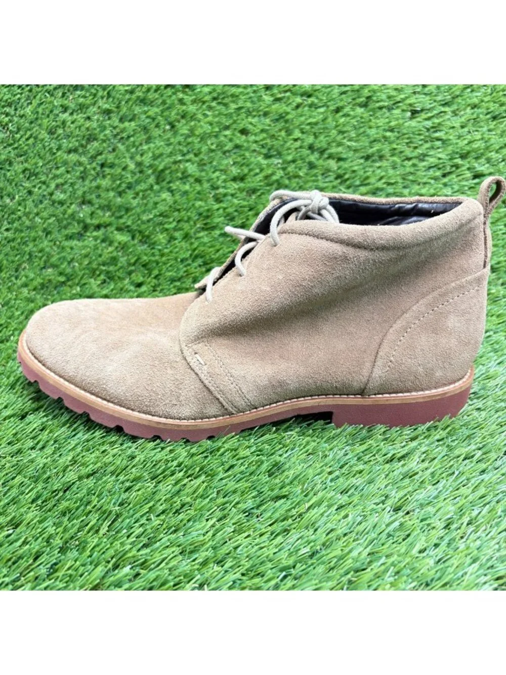 Rockport Charson Mens Size 7E Brown Casual Classic Outdoor Suede Chukka Boots